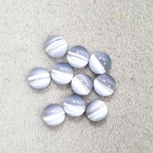 8MM ROUND CABOCHON CATS EYE GREY(10PCS/BAG)